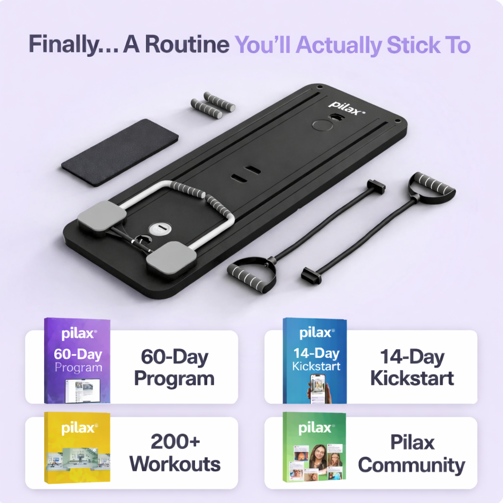Pilax Pilates Board + 60 Day Transformation Program